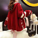 Women Knitted Cardigan Loose Fashionable Jacket