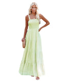 Women Dress Summer Lace-up Temperament Dress