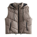 Women Cotton Coat Imitation Leather Vest