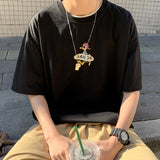 Men T Shirt Summer Loose All-Matching