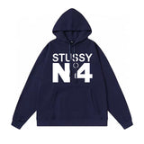 Stussy Hoodie Fall/Winter Fleece Hooded Sweater