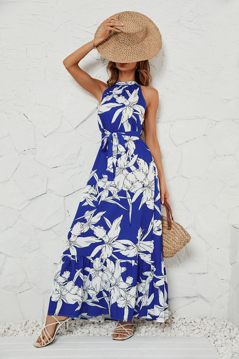 Women Dress Summer Fashion Printed Sexy Slim Fit Dress