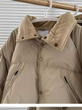 Men Cotton Coat Couple Thickened Cotton Padded Coat