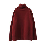 Women Pullover Sweater Loose Knitted Slimming
