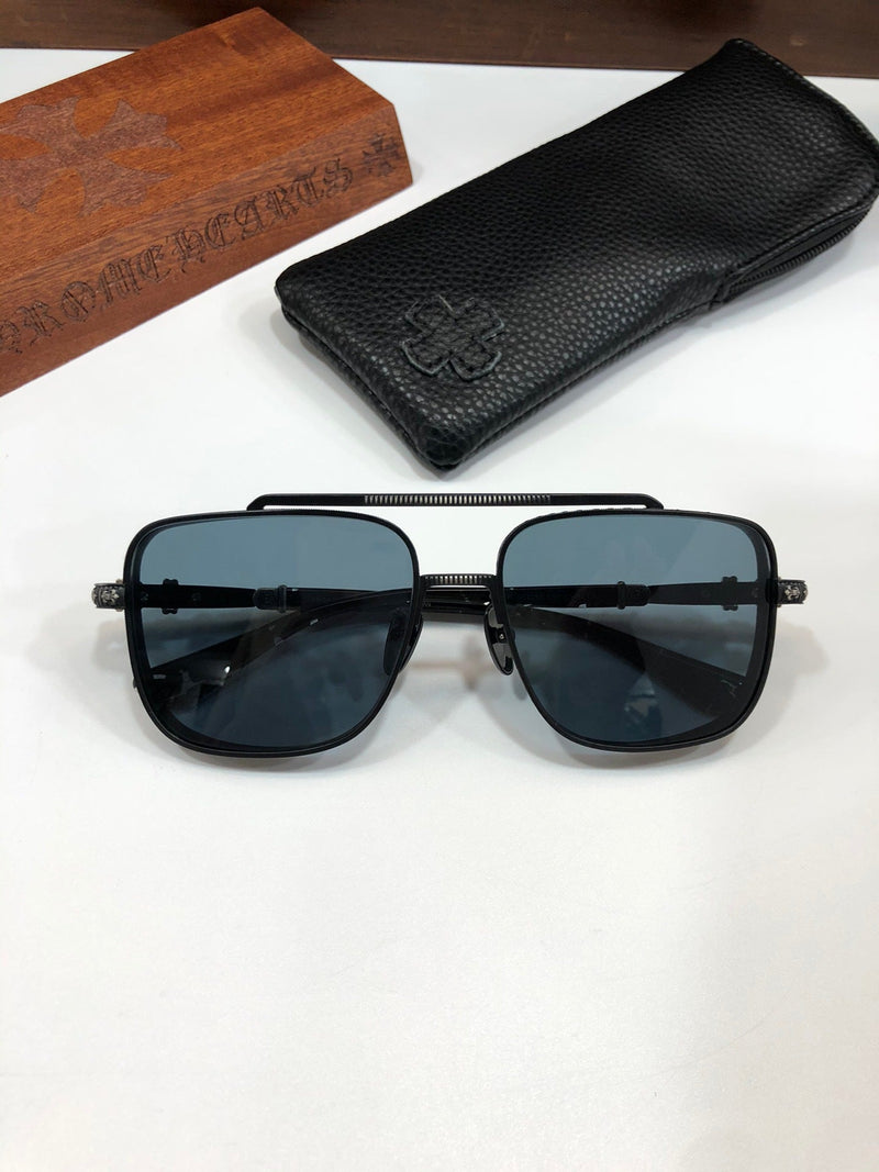 Chrome Hearts Sunglasses Light Luxury Atmospheric Large Frame Titanium Edition Sunglasses