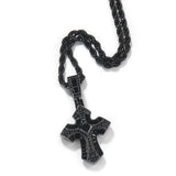 Jewelry Cross Pendant Miniature Zircon Vintage Crosses St. Valentine's Spectrum