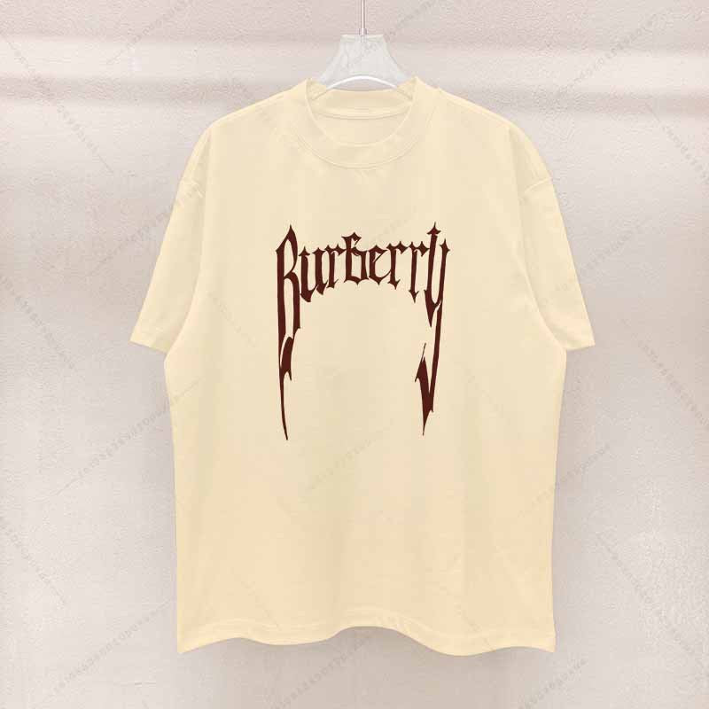 New Casual Street Letter Brand Printed Round Neck Men Oversize