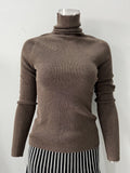 Women Work Business Casual Sweaters Wool Stretch Slim Knit Sweater