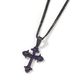 Jewelry Zircon Cross Necklace, Sweater Fashion Ins Crosses Spectrum St. Valentine's