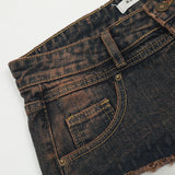 Men Jeans Distressed Pocket Decoration