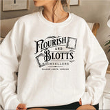 Wizard Book Shop Crewneck Sweatshirt Book Nerd Hoodie