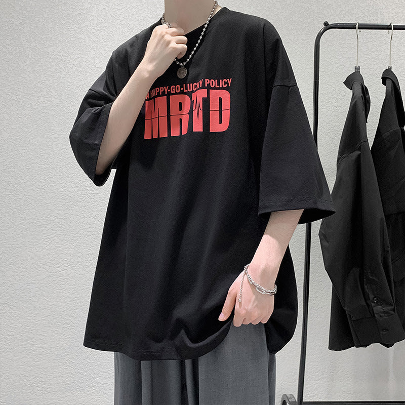 Men T Shirt Summer Loose Fashion