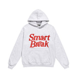 Men Fleece Lined Hoodie Autumn and Winter Embroidery Letter Hooded Sweater Men Oversize Loose Casual