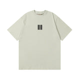 Fog Essentials T Shirts Spring/Summer FOG Joint Collection Pattern Crew Neck Pullover Short Sleeve