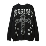 Women Sweater Retro Loose Sweater