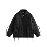 Unisex Coat Cotton-Padded Clothes for Couples Winter