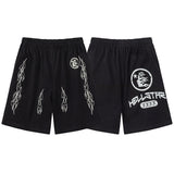 HS Shorts Distressed Casual Short Sleeve