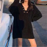Women Pullover Sweater Temperament Loose Pullover