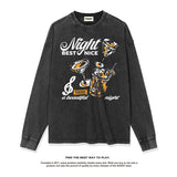Unisex Long Sleeve Shirt Autumn and Winter Long Sleeve T-Shirt Loose