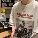 Men T Shirt Summer Loose Casual