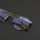 CHH Chrome Hearts Glasses Gold Silk Glasses Frame Retro Women's Ultra Light Polygon Pure Titanium Vision Frame