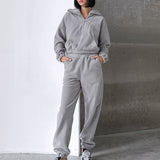 Women Co-Ords Winter Leisure Sports High Waist