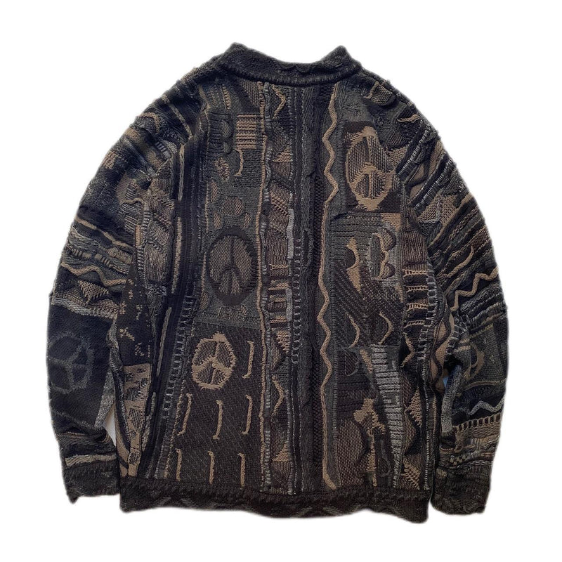 Kapital Sweater Vintage Hida Hehong Wind Anti-war Sweater round Neck Loose Pullover Sweater Vintage