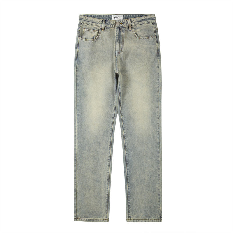 Men Jeans Slim Retro