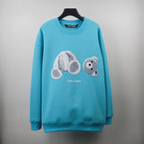 Palm Angels Sweatshirts Embroidery Velvet Round Neck Long Sleeve Sweater Men 'S And Women 'S Jacket