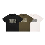 Fog Essentials T Shirts Spring/Summer FOG Letter Pattern Crew Neck