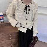 Women Knitted Cardigan Sweater