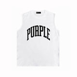 Purple Brand Tank T Shirts Sleeveless T-shirt Vest