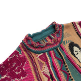 Kapital T Shirt Pingtian Hehong Vintage Knitted Sweater Pullover Loose Short Sleeve Vest