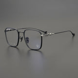 CHH Chrome Hearts Glasses Light Luxury Pure Titanium Engraved Glasses Frame