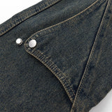 Men Jeans Stitching Hip Hop Loose