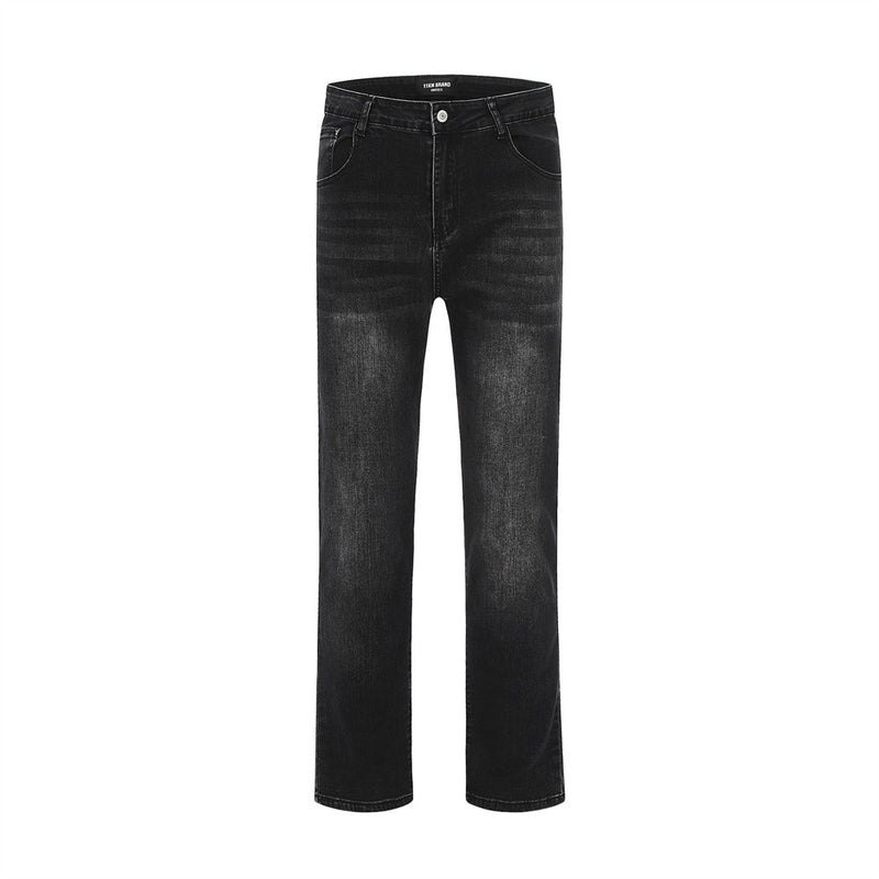 Men Jeans Retro Distressed Loose Trendy Casual