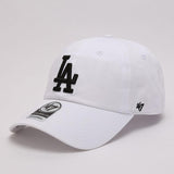 Dodgers and Yankees Baseball Cap 47brand Baseball Cap Female Dark Gray Soft Top Embroidery Hip Hop Male Hat