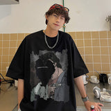 Men T Shirt Loose All-Match Summer
