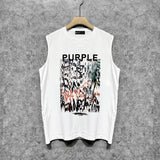 Purple Brand Tank T Shirts Sleeveless T-shirt Vest