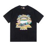 Gallery Dept T-Shirt Racing Alphabet Washed Short Sleeve T-Shirt