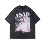 Men T-Shirt Rodman Print Distressed