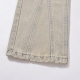 Men Jeans Stitching Loose Punk