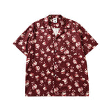 Short Sleeve Shirt Hawaii Printed Shirt Loose Leisure All-Matching