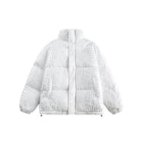 Unisex Coat Vintage Cotton-Padded Jacket Plush Coat Couple