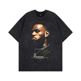 Men T-Shirt NBA Star Character Vintage