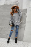 Women Pullover Sweater plus Size Loose Knit Shirt
