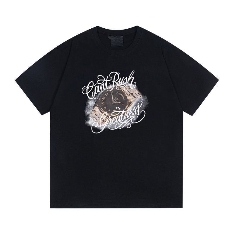 Synaworld T Shirts central cee short letter print loose casual t-shirt
