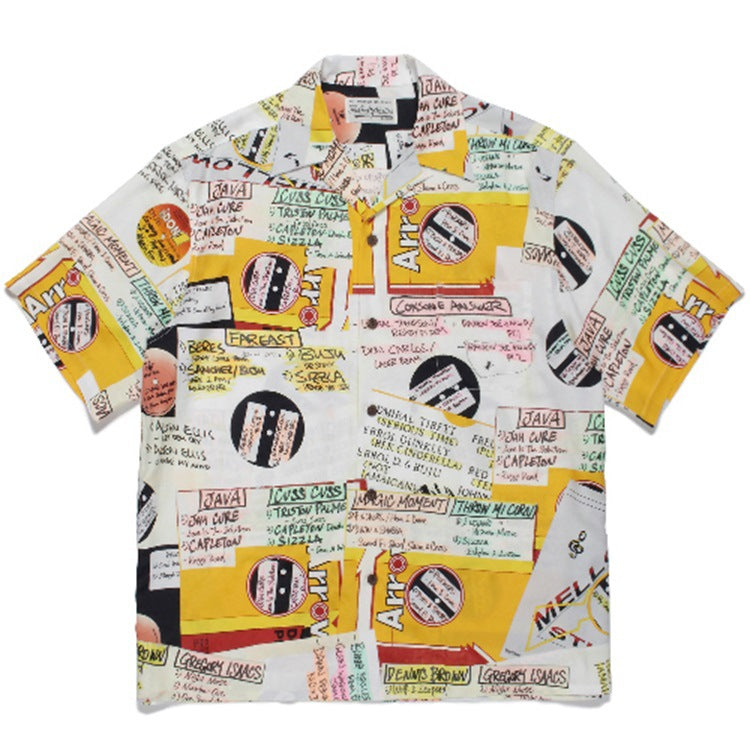 GUILTYPARTIES TIGER Shirts MIGHTY CROWN Hawaiian Short Sleeve Shirt