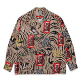 GUILTYPARTIES TIGER Shirts Tiger Totem Skull Long Sleeve Shirt