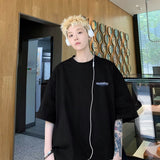 Men T Shirt Retro Loose Casual